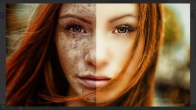 دوره فوتوشوب|Filter the skin from spots|