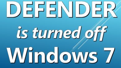 كيفية استخدام واعادة تشغيل ويندوز ديفندر windows defender is turn off