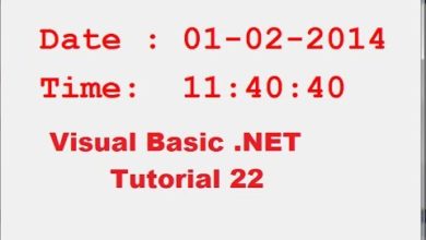 Visual Basic .NET Tutorial 22 - How to show Running Current Date and Time in VB.NET