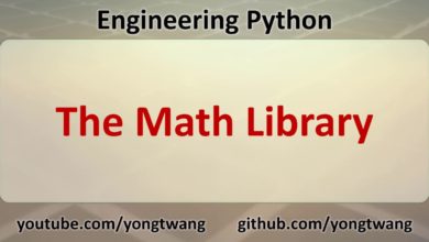 Engineering Python 04B: The Math Library