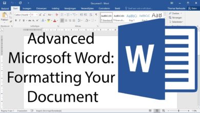 Advanced Microsoft Word - Formatting Your Document