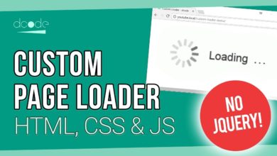 Create your own Page Pre-Loader (HTML, CSS & JS) (No-jQuery Needed)
