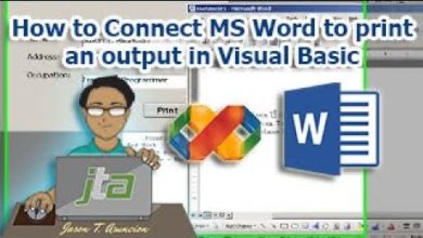 How to Connect MS Word to print an output in Visual Basic
