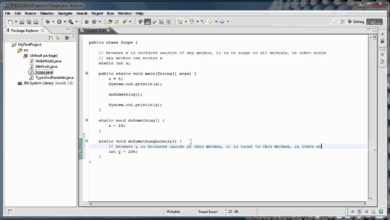 Java Programming: 5 - Variable Scope