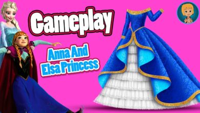 Princess Anna and Elsa Frozen Dress Up Game (Gertit ToysReview)