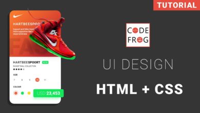 UI Design Tutorial - Product Card | HTML CSS Speed Coding