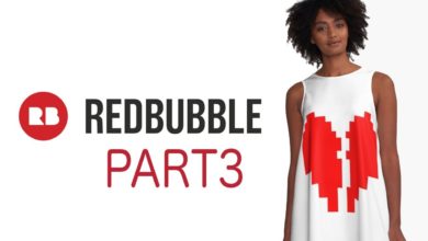 كيفية تحميل التصميم الأول على متجرك Redbubble | مصمم غرافيك الربح من الانترنت | العمل على الانترنت