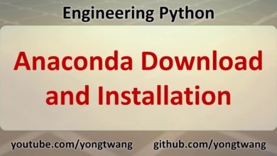 Engineering Python 02B: Anaconda Download and Installation