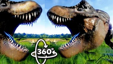 VR VIDEO 360° Jurassic World Dinosaurs in Virtual Reality