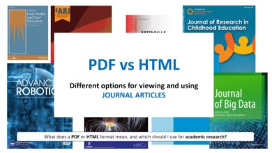 PDF vs HTML