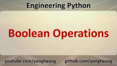 Engineering Python 07: Boolean Operations