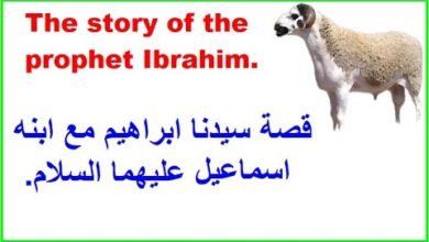 قصة سيدنا ابراهيم مع ابنه اسماعيل عليهما السلام   The story of the prophet Ibrahim