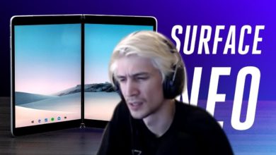 xQc Reacts to the Microsoft Surface Pro X and Surace Neo