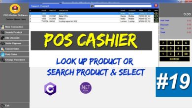 C#.NET Training #19 : Super Sales Inventory System | Look Up Product / Search Product & Select