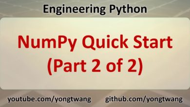 Engineering Python 13B: NumPy Quick Start (Part 2 of 2)
