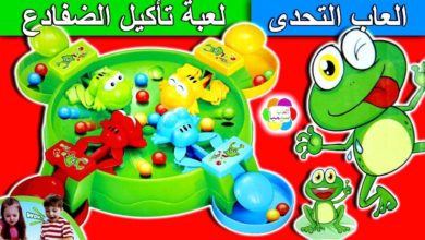 لعبة تأكيل الضفادع الملونة للاطفال اجمل العاب بنات واولاد feeding frogs toys set game for kids