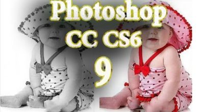 الدرس التاسع تعليم فوتوشوب للمبتدئين(تحويل صورة ملونه الى صورة ابيض واسود)photoshop CS6,CC