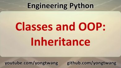 Engineering Python 12C: Classes and OOP - Inheritance