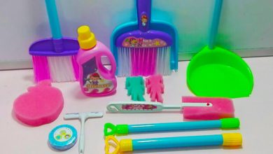 العاب بنات.. مجموعه من ادوات النظافه ..وسائل التنظيف العاب بنات