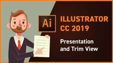 Illustrator CC 2019 new feature - Presentation and Trim View
