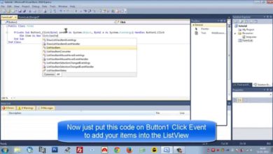 Add Items to ListView Columns in Visual Basic 2010