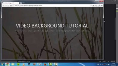 Video As A Background For Website | HTML, CSS