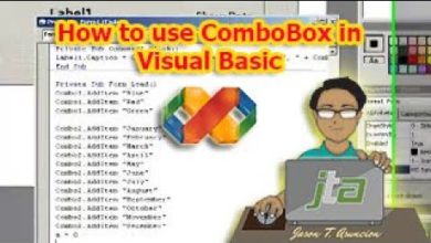 How to use ComboBox in Visual Basic