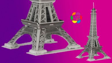 لعبة برج ايفيل للاطفال والعاب البازل للبنات والاولاد Eiffel Tower Puzzle Game