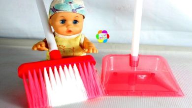 لعبة ادوات النظافة الحقيقية الجديدة للاطفال العاب بنات واولاد real new cleaning tools toy set