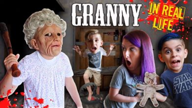 Granny Horror Game In Real Life! FUNhouse Family