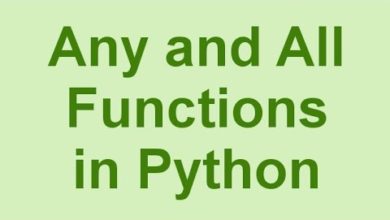 Python Tips & Tricks: Any and All functions