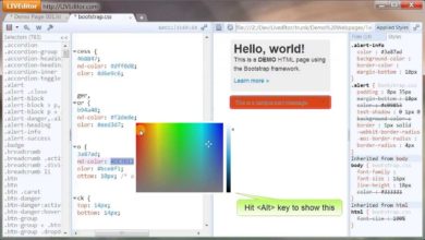 LIVEditor demo - real-time html and css preview
