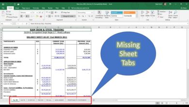How to Recover Missing Sheet Tabs in Microsoft Excel 2016 / 2019 Tutorial