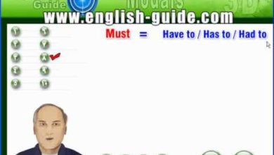 تعليم اللغة الإنجليزية قواعد الأفعال الناقصة English