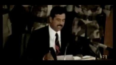 الرئيس العراقي صدام حسين يفتتح المجلس الوطني العراقي ( الدورة الاولى ) عام 1980
