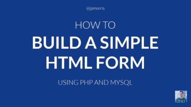How Build a Simple HTML Form Using PHP and MySQL