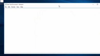 حل مشكلة اللغة العربية في Notepad في Windows 10