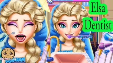 Elsa Goes To Dentist For Cavity In Tooth + Barbie Dental Let's Play Online Games
