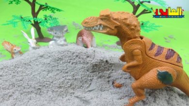 لعبة هجوم الديناصور على حيوانات الغابة للأطفال اجمل أفضل ألعاب حيوانات الغابة للأولاد والبنات