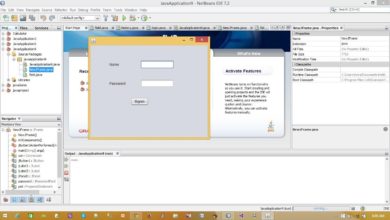 Create Login Form in Java using NetBeans and sql server