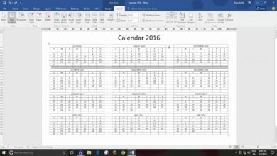 Basic Concept of How to Make Tables in Microsoft Word 2016 Tutorial