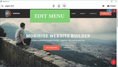 How to work with pages in Mobirise HTML Builder