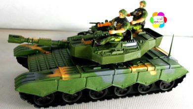 اكبر لعبة دبابة حقيقية جديدة للبنات والاولاد اجمل العاب حربية للاطفال real kids tank toy game