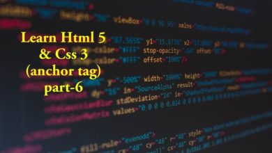 html & css(part 6 how to write anchor tag in html with css)| aatif sahir