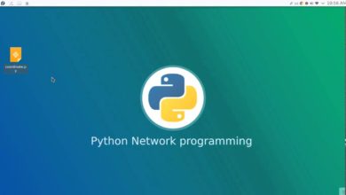 7 Python network programming استخدام برنامج PYCHARM