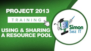 Microsoft Project 2013 Tutorial - Using and Sharing a Resource Pool