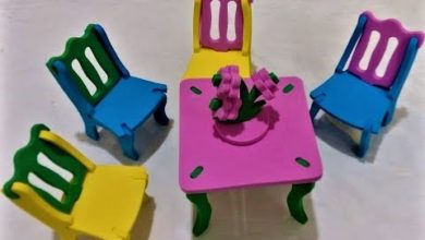لعبة البازل الفوم ثلاثي الأبعاد : 3D : المنضدة و الكراسي : العاب بنات و أولاد