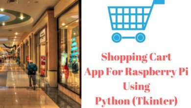 shopping App Raspberry Pi