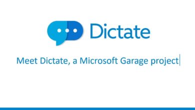 Dictate, a Microsoft Garage project