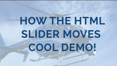 How the HTML Slider moves - Cool Demo!